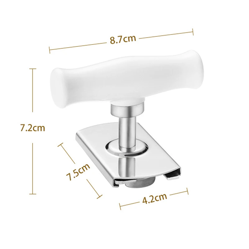 Ручной консервный нож из нержавеющей стали регулируемый для варенья 1 4