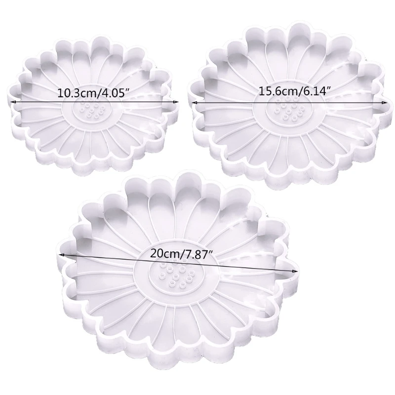 

Daisy Flower Coaster Epoxy Resin Mold DIY Crafts Decorations Ornaments Casting Tools Cup Mat Pad Silicone Mould