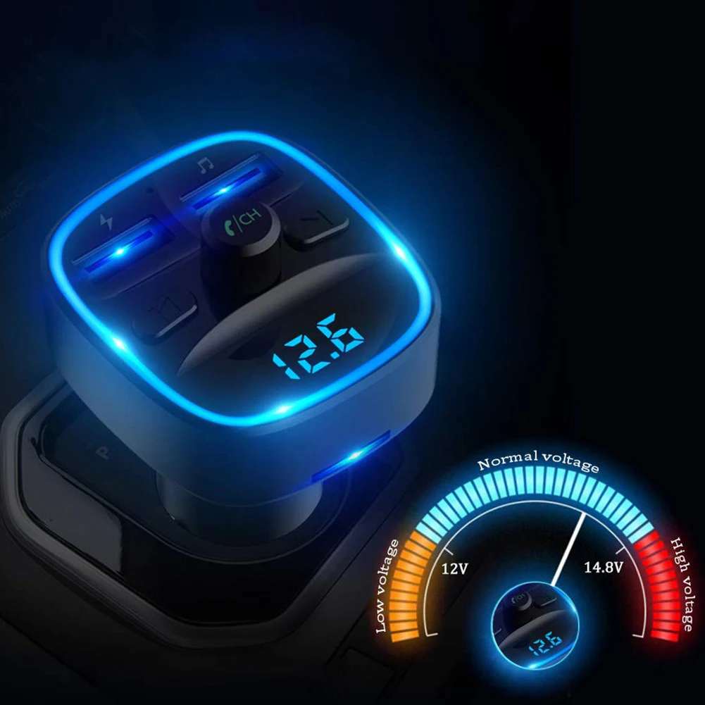 Car MP3 Player Bluetooth Handsfree USB Charger FM Transmitter Radio Adaptor Automobile carros Interior New Hot Accessories
