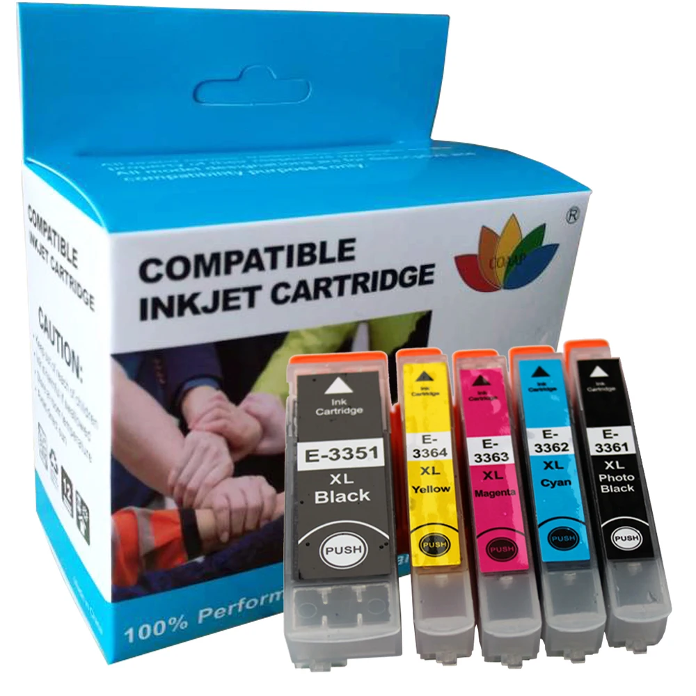 5PK 33XL совместимый картридж с чернилами для Epson XP 530 |ink cartridge|compatible ink cartridgeink cartridge for