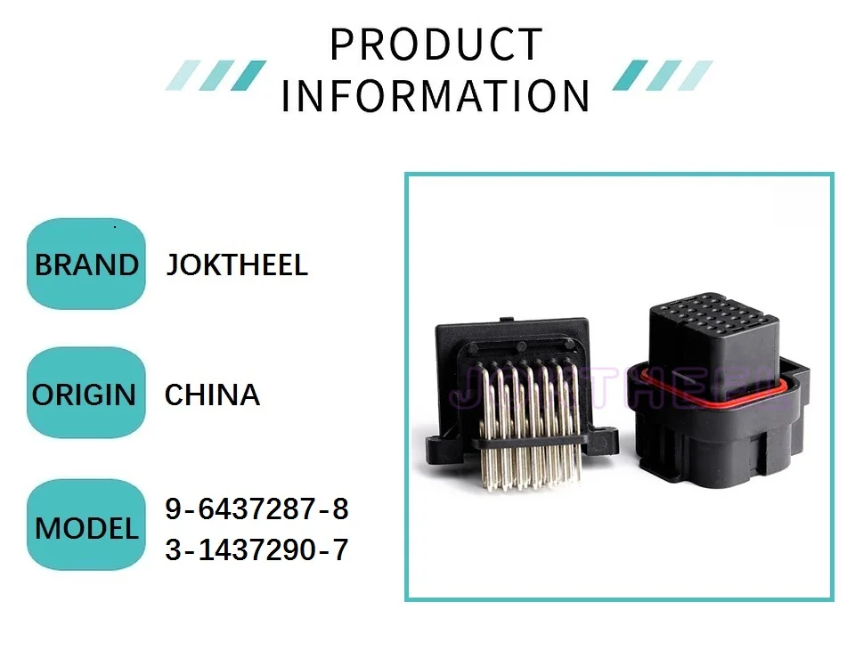 1 комплект разъём TE AMP SUPERSEAL 1 мм 26 булавки способ опломбированный, Электрический Женский наружный разъем контактный разъем компьютер(ЭБУ) штекер 3-1437290-7-9-6437287-8