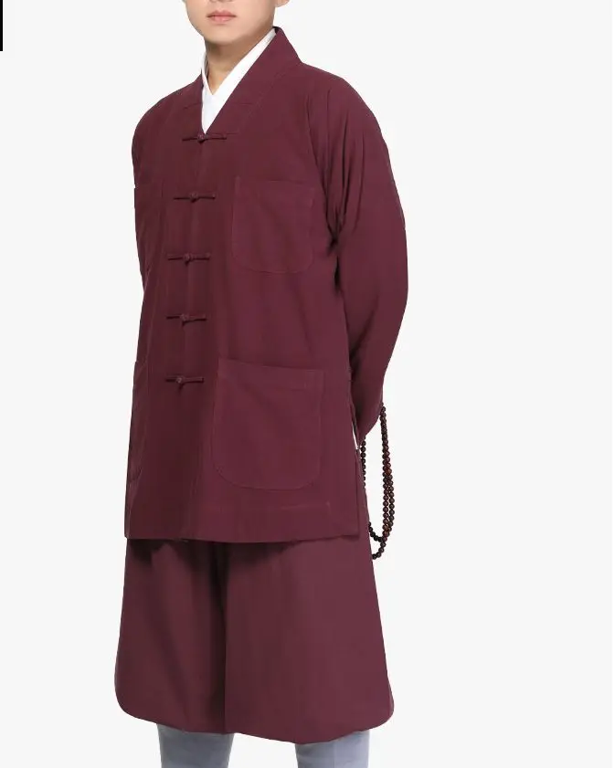 Унисекс 100% хлопок высокое качество раньше модная одежда с монхами shaolin униформа