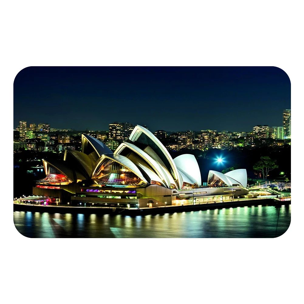 Sydney Opera House Australia Doormat Bath Kitchen Carpet Decorative Anti-Slip Mats Room Car Floor Bar Rugs Door Home Decor Gift | Дом и сад