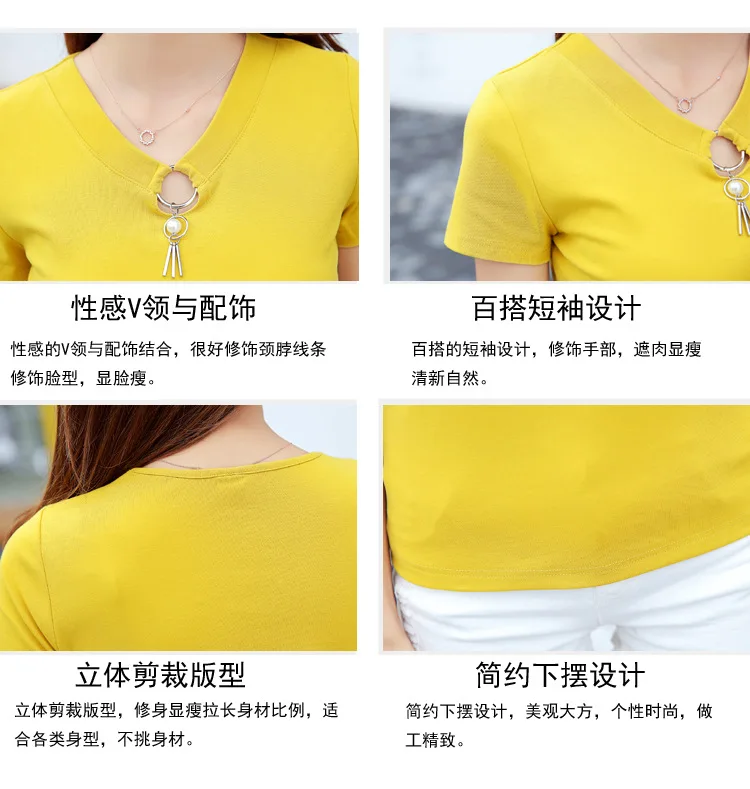 

Summer 2021 new slim fashion short-sleeved T-shirt