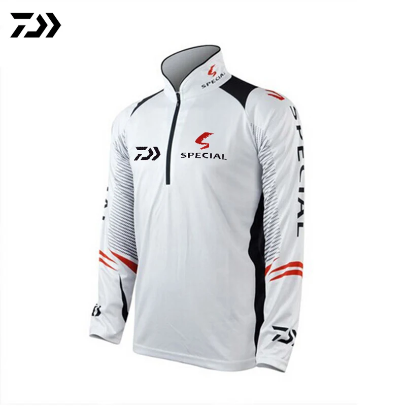 Daiwa Brand Men Clothes Fishing Shirt Special Quick Drying Clothing Outdoor Hiking Anti-UV Breathable Shirts | Спорт и развлечения