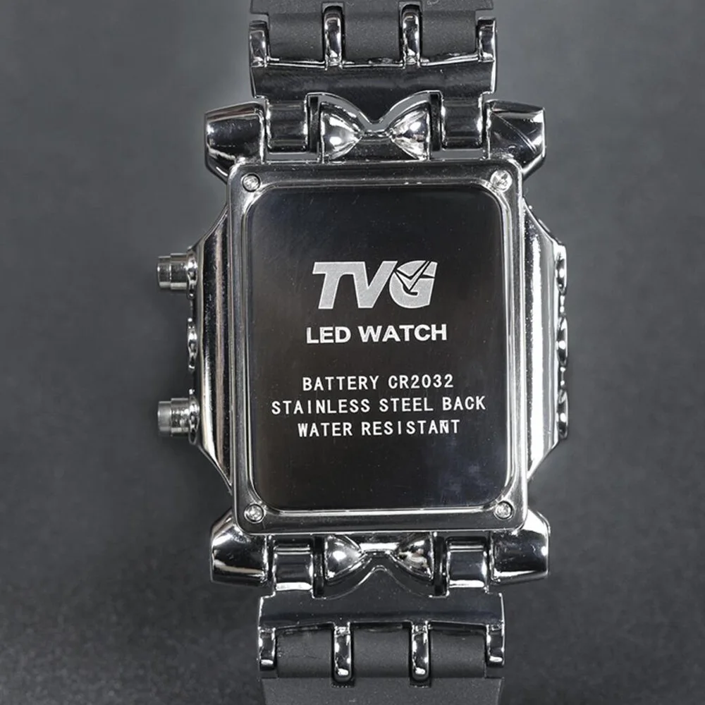 TVG Luxury Brand Watches Men Fashion Rubber Strap LED Digital Sports Relogio Masculino relogio | Наручные часы
