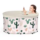 Складная Ванна 2 размера, портативная утолщенная цилиндрическая Ванна из ПВХ, для взрослых и детей, 16 шт.