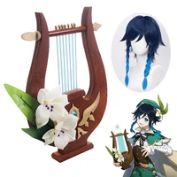 genshin impact venti cosplay anime cosplay props weapon harp west wind hunting bow props full set carnival anime shows