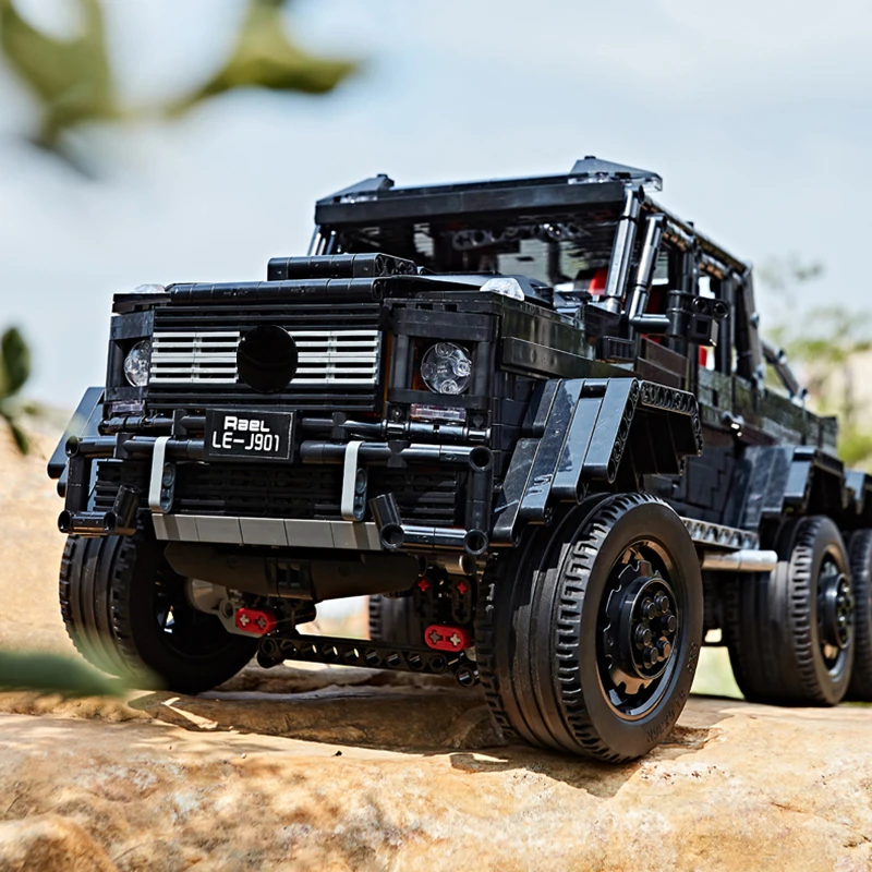 MOC Lepining Technic RC автомобиль Benz SUV G63 6x6 LAND CRUISER Off модель дорожного транспортного