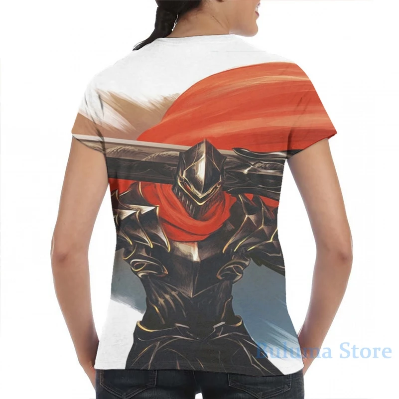 Ainz ooal платье OVERLORD BERSERKer Мужская футболка женская с принтом модная для девочек