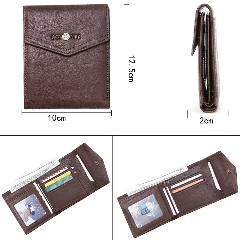 

Men's Wallet Fashion Leather Men's Wallet Multi-function Cover Cross Section