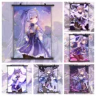 Алмазная живопись аниме Genshin Impact Keqing, полностью Алмазная вышивка, Алмазная мозаика, Набор для вышивки крестиком, украшение для дома