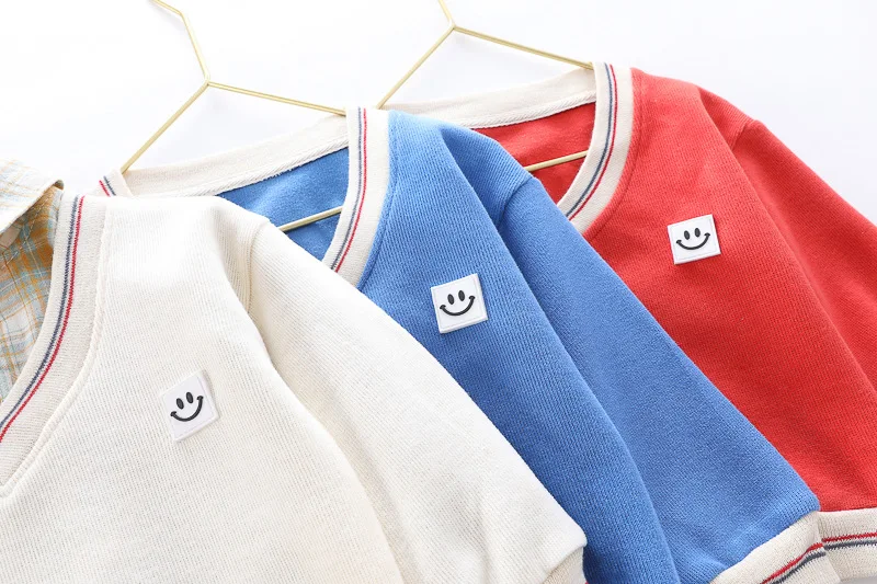 

Toddler Boy Clothes Plaid Shirt Baby Girl Sport Suit Sweater + Shirt + Pants Boy Infant Long Sleeve Spring Autumn Tracksuit