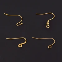 50pcslot stainless steel diy earring findings earrings clasps hooks fittings diy jewelry making parts ear hook earwire hxd