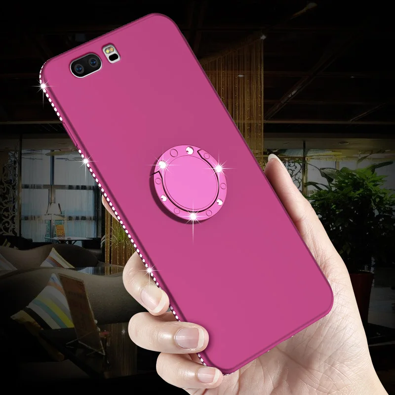 Силиконовый чехол для Huawei Honor 9 8 Pro V9 V10 7C 7A 5A 6A 5X 6X 7X 8X Max 9x Магнитный с кольцом на