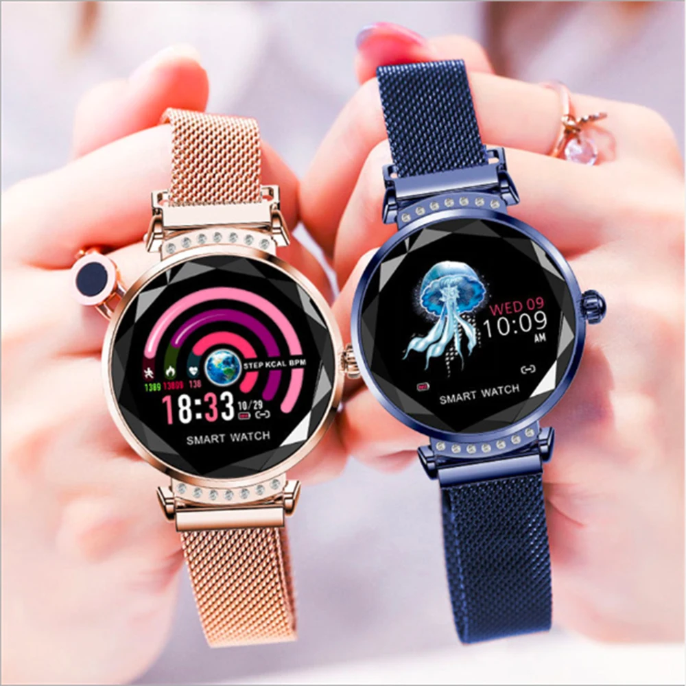 H2 Смарт часы монитор сердечного ритма кровяного давления женские напоминания о