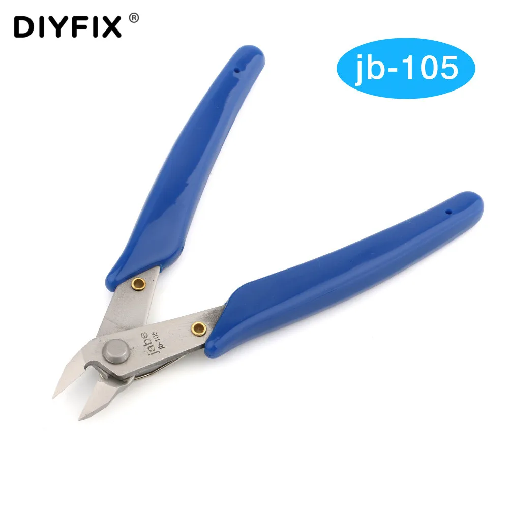 DIYFIX мини диагональные электрики режущие плоскогубцы Длинные плоскогубцы для ЖК-дисплея ремонт материнской платы режущий провод промышленный инструмент