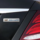 Автомобильные декоративные наклейки с логотипом, 3D алюминиевая эмблема, значок, наклейка для Geely Emgrand X7 EC7 Atlas Boyue CK2 GC6, аксессуары LC