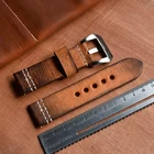 Ремешок мужской из натуральной кожи, 20 мм, 22 мм, 24 мм