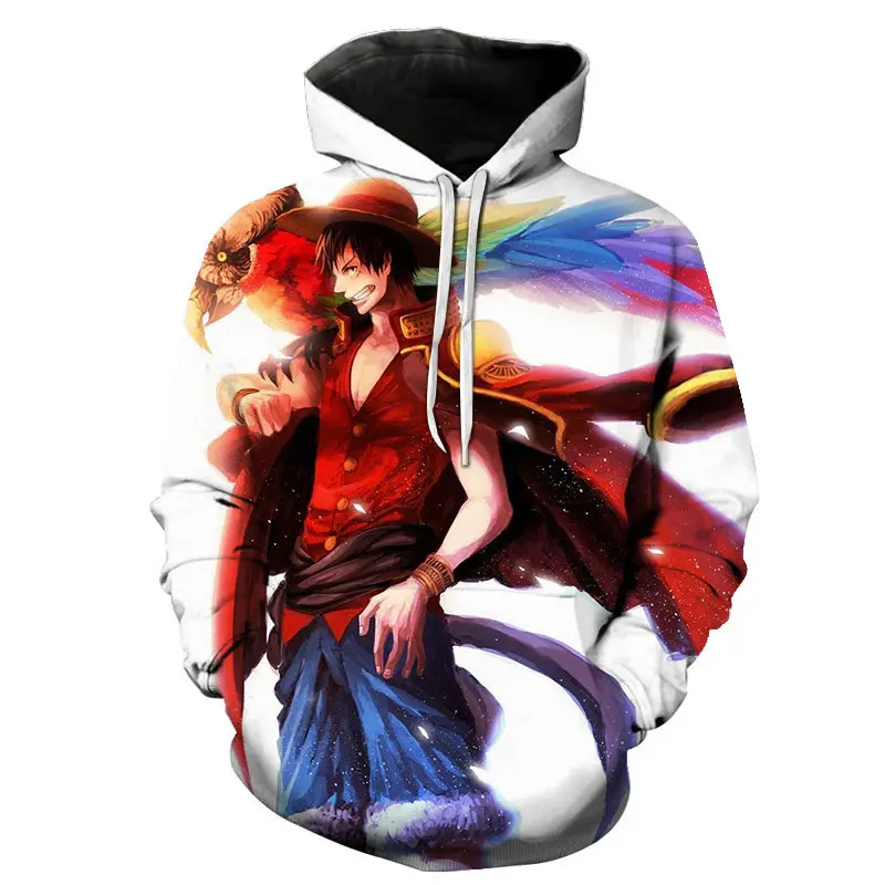Аниме one piece luffy модные 3D толстовки с принтом Jacket Anime манга Мужская Толстовка Kpop
