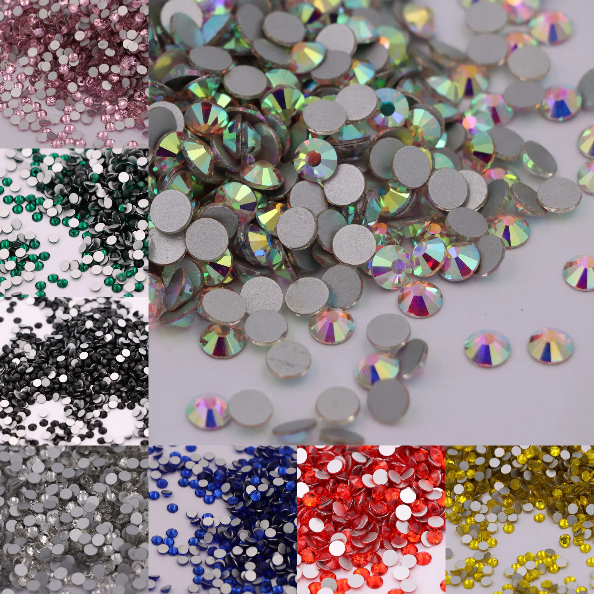 Искусственные стразы для 3D-дизайна ногтей со стеклянными камнями | Дом и сад