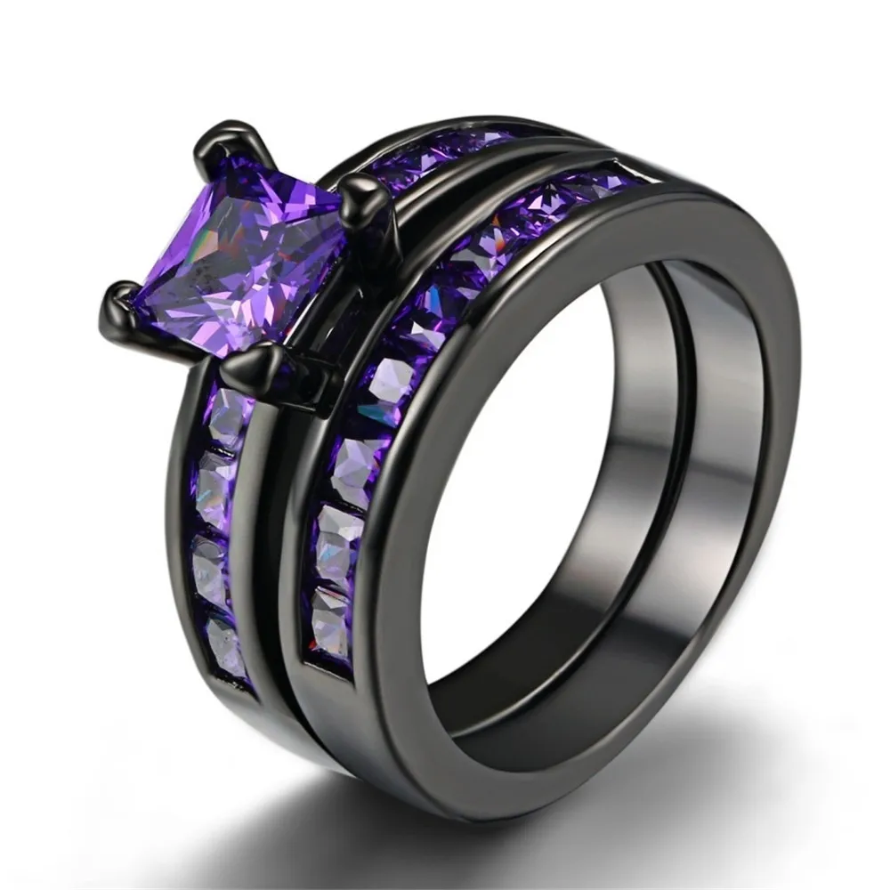 Готика перстень женские кольца ring набор колец кольцо с камнем парные кольца печатка мужская кольцо керамика обручальные кольца панк кольцо кольца кольцо женское перстень мужское кольца женские мужские кольца - Цвет основного камня: 31