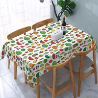 tablecloth rectangle 54 x 72 inch waterproof table cloth anti wrinkle table cover for kitchen dining room