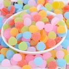 50 шт., миниатюрные искусственные конфеты, кабошон из смолы с плоским основанием, кавайные поделки, украшение для скрапбукинга, аксессуары для кукольного домика сделай сам