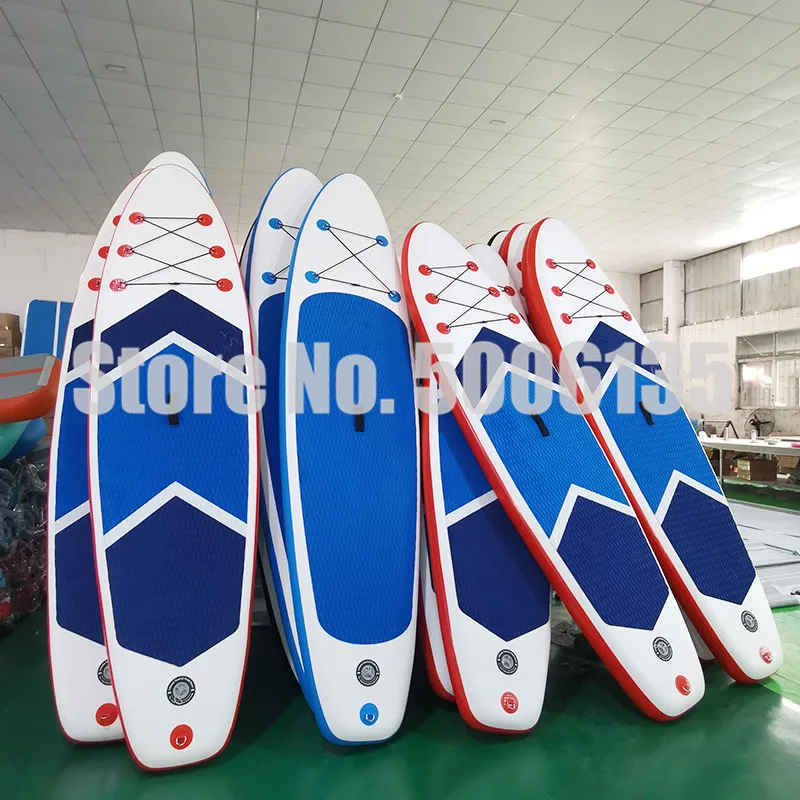

Factory Direct Sale Inflatable Stand up Paddle Board 305x76x15cm, Blue/ Red- SUP, surfboard, surf board incl. accessories