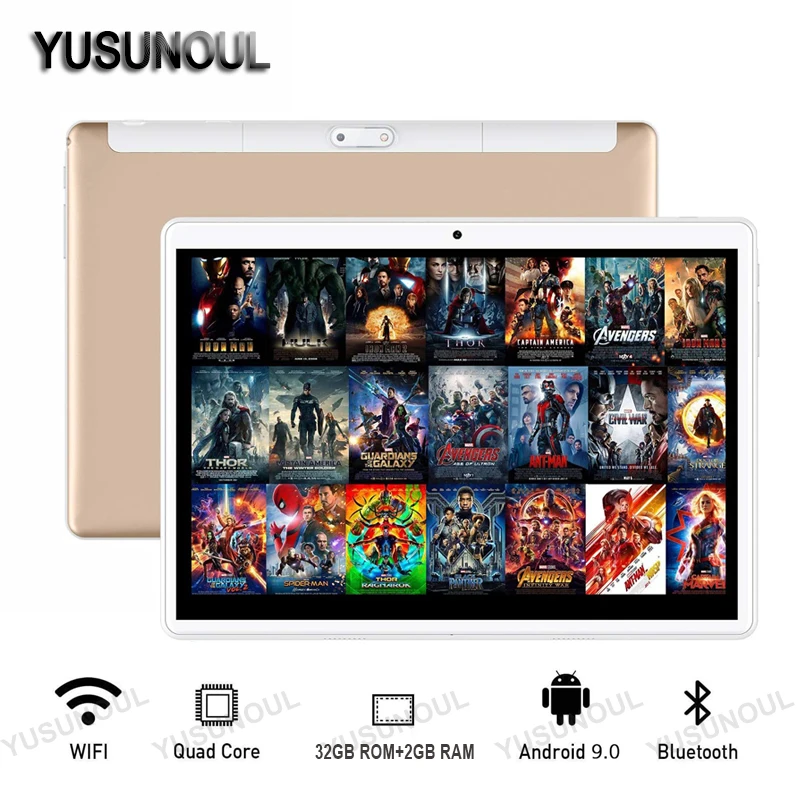 

Sales!!2+32GB New Google 3D Stereo Dual Speakers 10 inch Tablet Pc Android 9.0 3G Phone Call WiFi GPS Bluetooth 10.1" Tablets PC