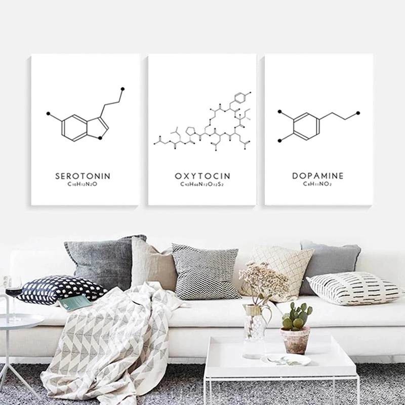 Молекулярный химический допамин серотонин молекулярная формула химия наука