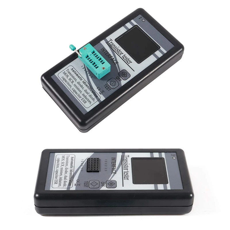 

Transistor Tester,Mega328 NPNTransistor Diode Resistor Inductor Capacitance MOS SCR ESR Meter Automatic Checker Detector