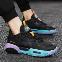 couple basketball shoes men high top sneakers shock absorption basket shoes men breathable sports trainers male ankle boots