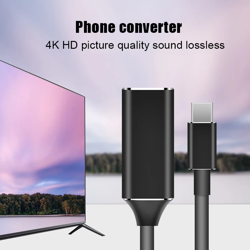 Адаптер для телевизора Type-C в HD конвертер 4K портативный ПК ноутбука планшета |