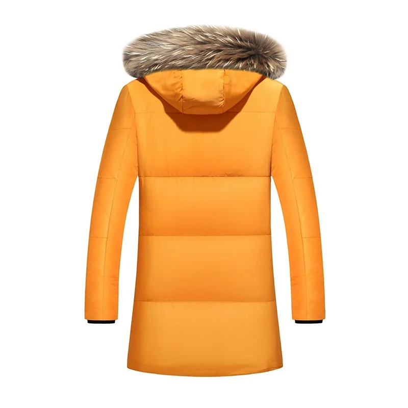 Новинка 2019 зимние женские пуховики модная Женская Толстая теплая парка с большим