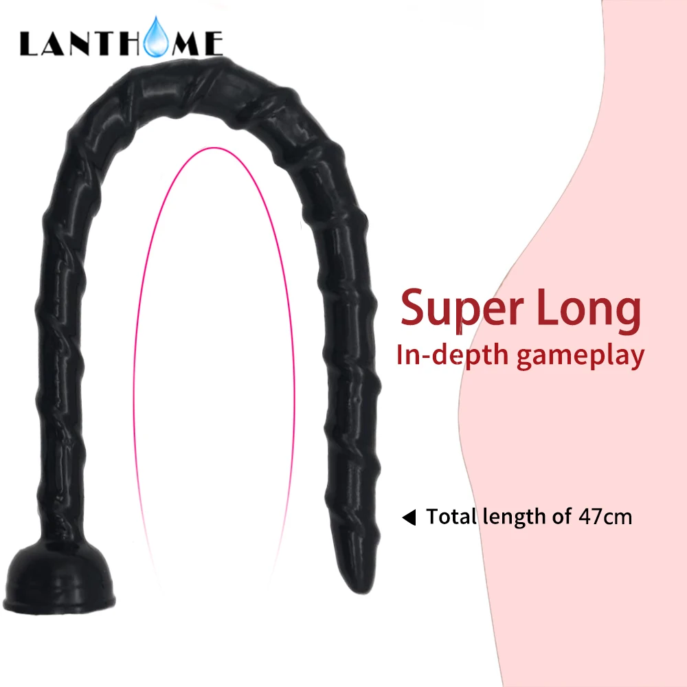 Длинный Силиконовый анальный фаллоимитатор Анальная пробка Эротическая