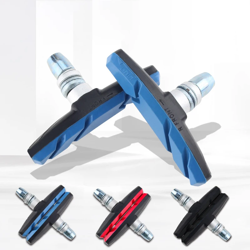 

1 Pair Durable V Type Silent Bike Brake Pads Bicycle Cycling Safety Blocks Resistance MTB Road Cycling Parts Bicycle Accessories