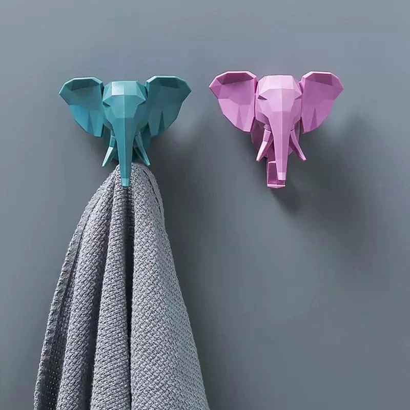 

Stereoscopic Animal Head Hook Simple Modern Creative Decorative Animal Coat Hanger Hooks Decorative Wall Craft Dropshipping