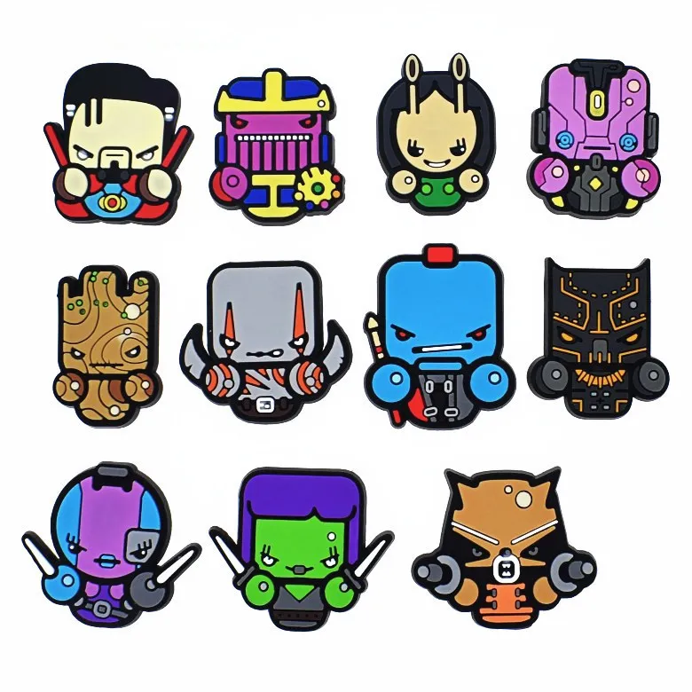 1 шт. хит продаж Грут Йонду мантис танос ПВХ плоская задняя часть аксессуары для DIY