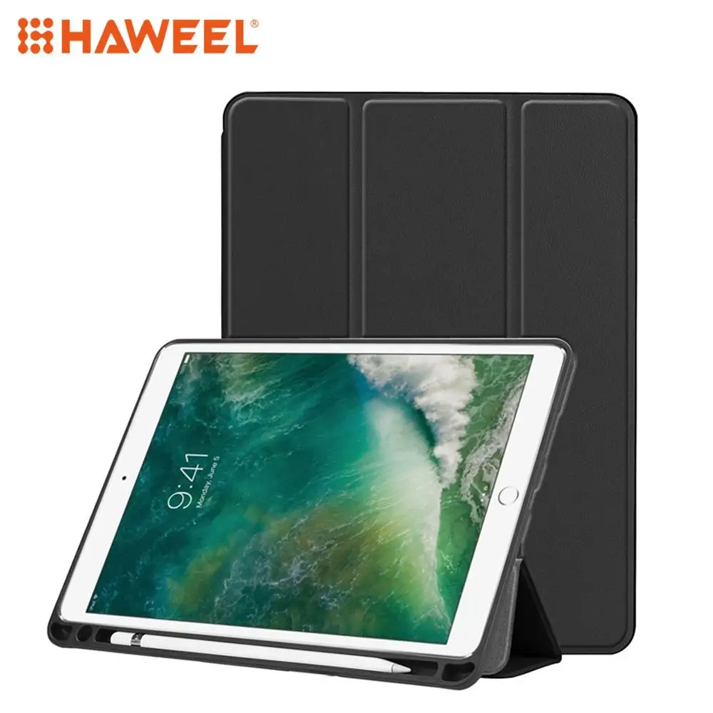 Haweel Custer текстура горизонтальный Флип кожаный чехол для iPad Pro 10 5 дюймов/iPad Air (2019) с