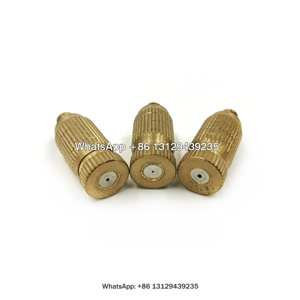 Fog Misting Nozzle Anti Drip fog mist 3/16&quot Thread Brass Fogging Garden Sprinklers | Дом и сад
