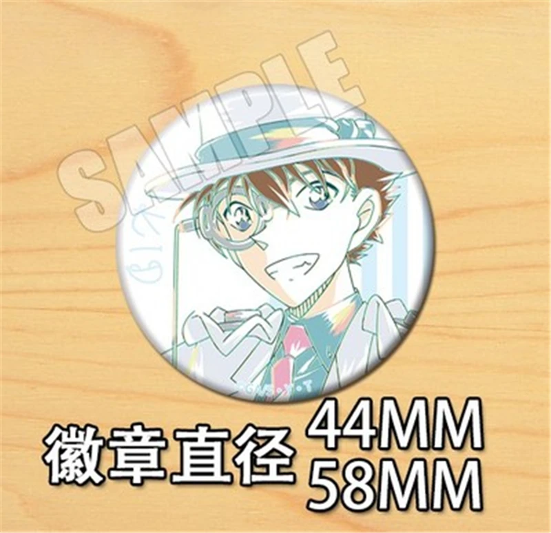 7 шт. Аниме Детектив Конан шпильки значок косплея брошь Кайто Кид Коллекционная