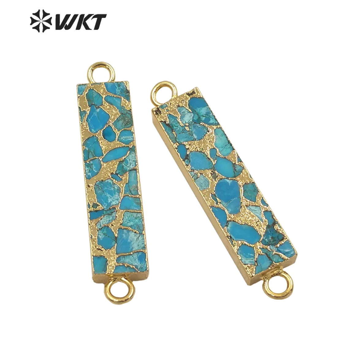 Подвеска с гальваническим покрытием голубыми венами | Украшения и аксессуары