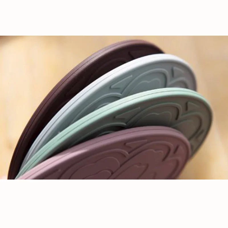 

Soft Silicon Coaster Thick Round Insulation Pad Coaster Water Cup Coaster Placemat Coaster Home Decor Pot Mat Kitchen Tools