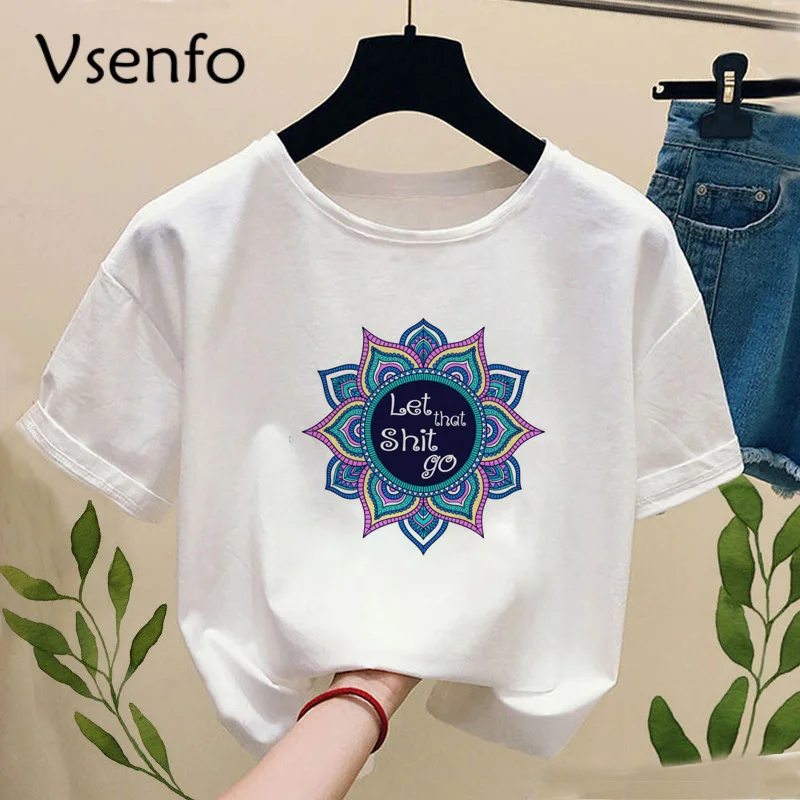 Футболка Let That shitgo женские топы Повседневная футболка с графическим рисунком