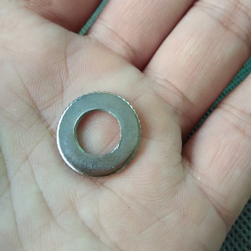 10 шт./лот M10 внутренняя зубная паста золото/Хром Конические прокладка зубчатая