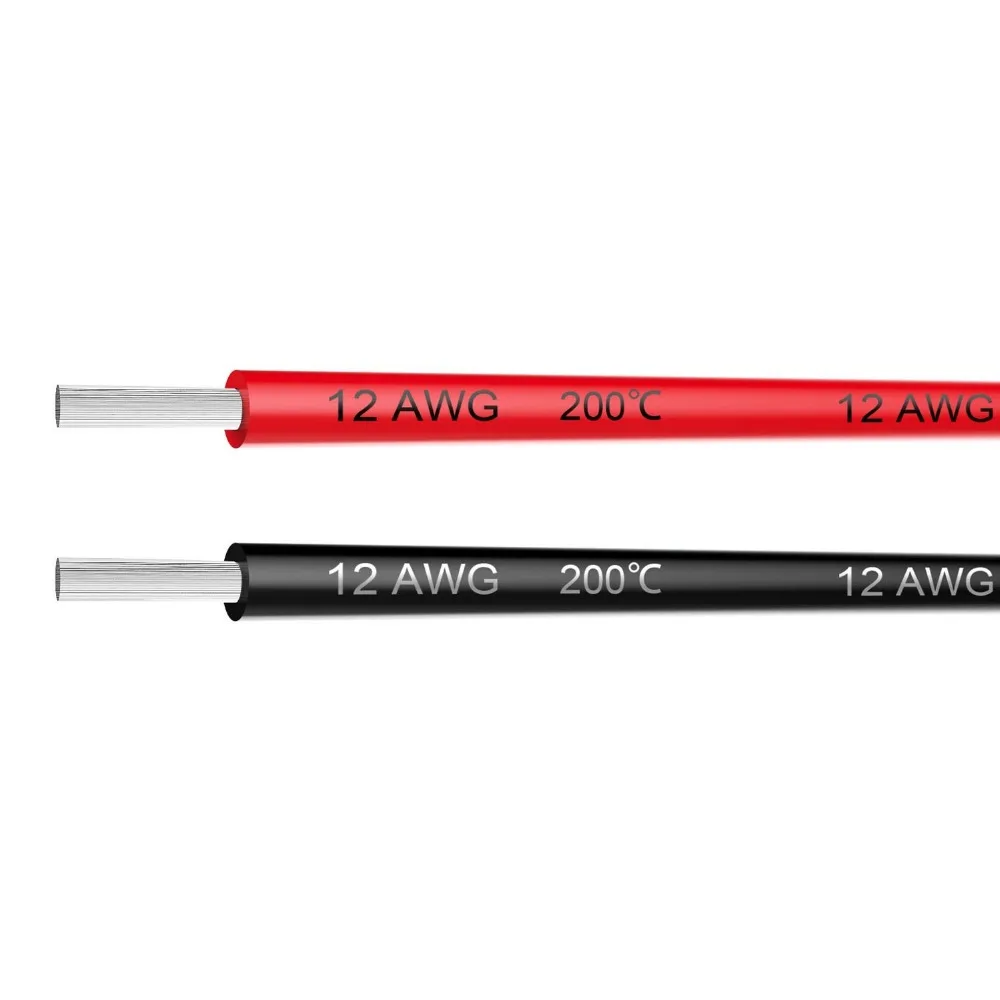 Силиконовый провод 12 AWG # провода из силикагеля проводник 680/0 08 мм AWG12