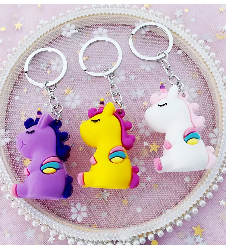 Мультфильм брелок Hello Kitty милый KT кот Единорог лягушка куклы брелоки Автомобильный Брелок Студенческая сумка брелок кулон творческие подарки