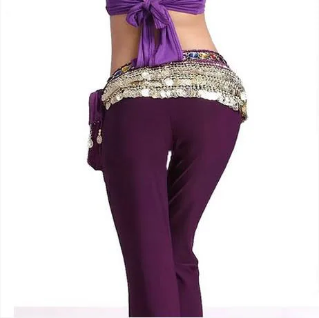 Костюмы для танца живота бархатные цветные камни 338 золотые монеты ремни женщин