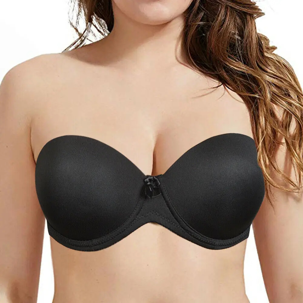 Новое поступление прозрачные бюстгальтеры без бретелек для женщин со стальными